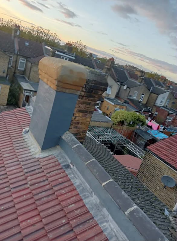 Chimney repair on a UK house