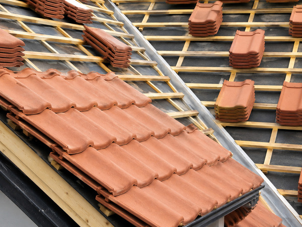 New roof installation on UK home